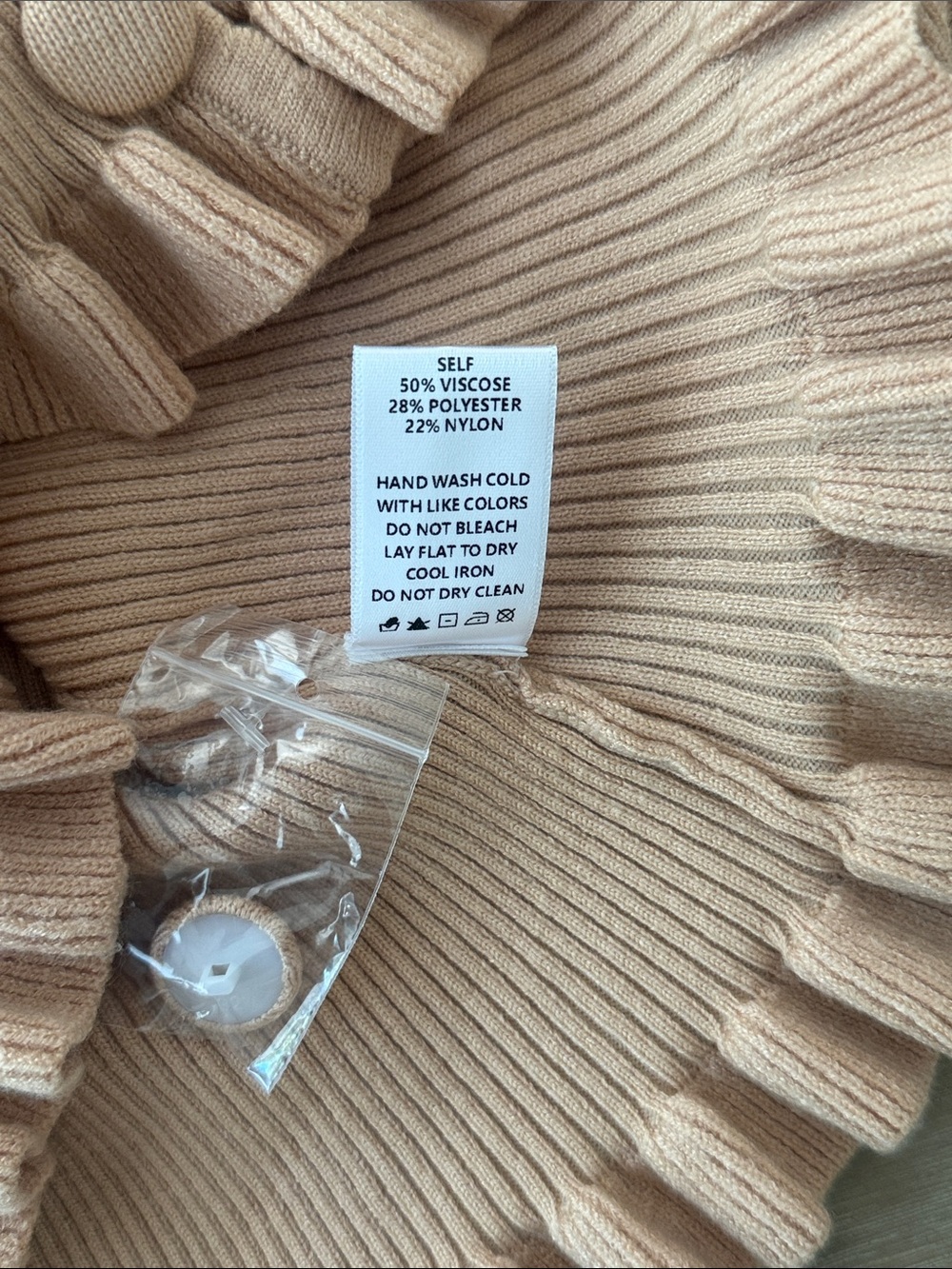 NWT Altar'd State Ribbed Button-Front Cardigan | M - Picture 7 of 8